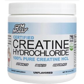 Creatine Hydrochloride Powder | Creatine HCL Powder | Highly Soluble Creatine Hydrochloride | 750mg | Unflavored | Vegan | 75 Servings