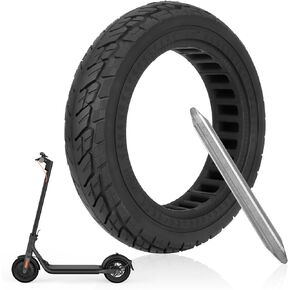 ulip 10x2.125 Solid Scooter Tire Front and Rear Wheels Replacement for Segway Ninebot F20 F25 F30 F40 scooter for 10 Inch off-road solid tire
