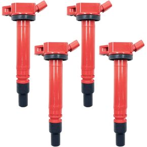 4PCS ARKAUTO HIGH ENERGY IGNITION COILS ARK-IG507-R UF-507 UF-587 UF-630 90919-02256 90919-A2005 FOR Lexus ES300H NX300h Scion tC Toyota Avalon Camry Highlander RAV4 Sienna Venza 2.5 2.7 L4 1AR 2AR