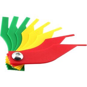 Brake Lining Thickness Gauge, Car Automotive Brake Pad Measuring Ruler Tool, SAE & Metric Brake Check Inspection Tool for for Most Cars