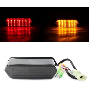LED Integrated Tail Light for 2014-2018 Grom MSX 125 Motorcycle, Turn Signal Taillight Brake Stop Running Indicator Sequential Lights for MSX125/SF CBR650F CTX700 CTX700N, Smoke Len