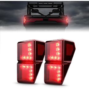KEMIMOTO 1000 XP Black Tail Lights Compatible with Polaris Ranger 1000 XP/Crew 2018-2024 Ranger 1000 XP, 2PCS Water-Resistant LED Tail Light Accessories Replace for OEM #2413766