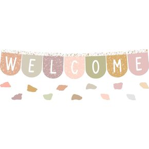 Teacher Created Resources Terrazzo Tones Welcome Bunting Bulletin Board (TCR7200)