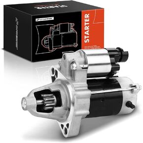 A-Premium Starter Motor Compatible with Honda CR-V 1998 1999 2000 2001 L4 2.0L, 12V 1.0KW 9 Teeth Clockwise, Manual Transmissison, Replace# 31200P3FJ01, 228000-6450
