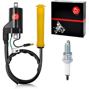 MOTO1988 Ignition Coil Pack & Spark Plug For HONDA XR400R XR400 XR 400R TRX400EX 400EX 1996-2006