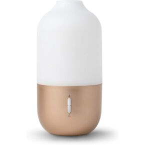 Diffuser for Essential Oils - Ultrasonic Aroma Diffuser with 2 in 1 100ml and 500ml Dual Capacity, Matte Gold