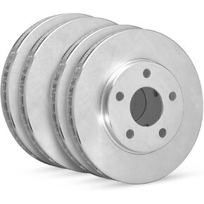R1 Concepts Front Rear Brake Rotor Kit |Brake Rotors| Brake Disc|fits 2010-2022 Lexus GX460; Toyota 4Runner