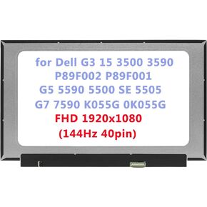 15.6 "LCD بديل لـ Dell G3 15 3500 3579 3590 5590 P89F P89F001 T1WD3 0T1WD3 شاشة عرض LCD لوحة FHD 60 هرتز (30pin)