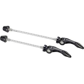 MTB ROAD BIKE QUICK RELEASE SKEWERS RED/BLACK (RED)