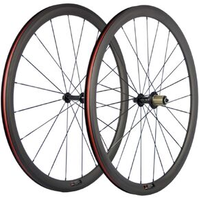 SunRise Bike 38/25mm Carbon Wheelset 700c Clincher Basalt Braking Surface Wheel