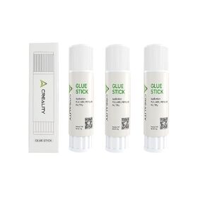 Creality Glue Stick for 3D Printer Build Plate 3Pcs, Maintained Constant Adhesion Prevents Warping, 3D Printer Bed Adhesive for PLA/ABS/PETG/PC/PA/TPU, 3D Print Tools/Accessories, 3D Print Glue, 21g