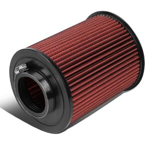 DNA Motoring AFPN-140-RD فلتر هواء نظيف قابل للغسل في لوحة الهواء [متوافق مع 09-17 F-150/09-16 F-250 F-350/09-15 F-450/09-15 F-550 SD / 07-17 إكسبيديشن / 07-17 ملاح ]