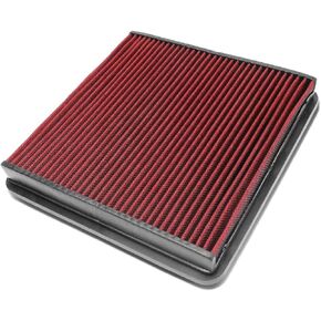 DNA Motoring AFPN-228-RD Clean Air Washable Drop In Panel Air Filter Enhance Engine Performance [Compatible with 13-19 Ford Escape / 07-18 Focus / 14-16 Transit Connect / 15-19 MKC ]