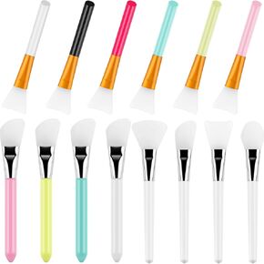 12Pieces Silicon Epoxy Brushes Set for Making Epoxy Glitter Tumblers,Reusable Flexible Epoxy Application Sticks for Spreading an Even Coat of Epoxy Resin on Tumblers and Cups,Spatula Mixed Media Brush