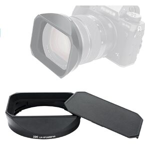 XF 16-80mm Hood, JJC Metal Lens Hood, Fuji XF 16-80mm f4 Hood, Front Lens Cap, Aluminium Ally, Compatible with Fujifilm XF 16-80mm f/4 R OIS WR Lens