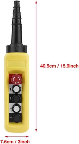 التحكم في رافعة الرافعة، 4 أزرار تحكم في دفع الرافعة، مصنوعة من بلاستيك ABS، XAC-A4713 in Kuwait