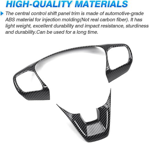 Autorder Custom Fit for Accessories 2021 2022 2023 2024 Ford Bronco Sport Carbon Fiber Button Frame Panel Cover Center Console Interior Trim in Saudi Arabia