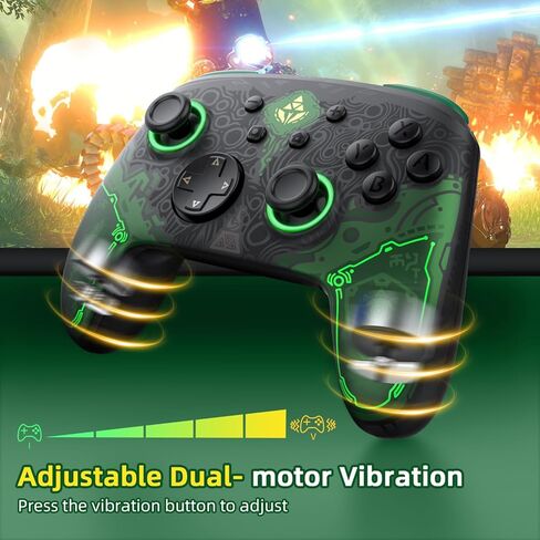 وحدة تحكم IINE Switch Pro، وحدات تحكم التبديل اللاسلكية للتبديل/Lite/OLED، وحدة تحكم لوحة الألعاب عن بعد مع وظائف NFC/6-Axis Gyro/Rumble/Turbo/Macro in Kuwait