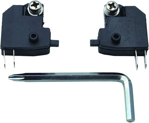Left Right Brake Light Switch for GY6 50cc 125cc 150cc QMB139 QMJ157 Chinese Scooter Moped ATV Peace Jonway SSR (Left+Right) in Saudi Arabia