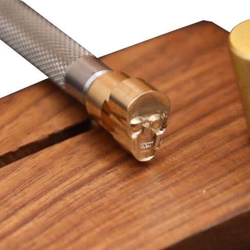 Singring الجمجمة الجلود ختم أداة الجماجم نحت اللكمات ختم ختم العمل نحت سرج للحرف اليدوية النحاس in Kuwait