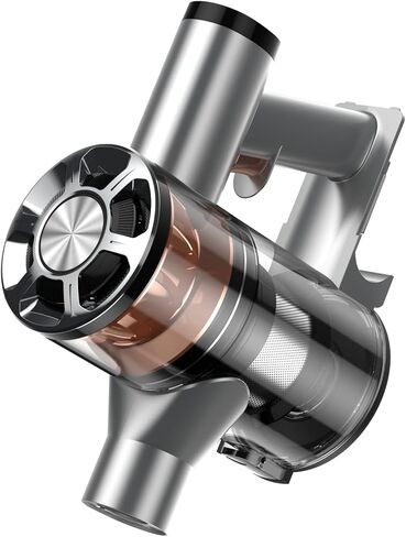 الجسم الرئيسي من Belife مع كوب غبار سعة 0.8 لتر، محرك إعصار بدون فرشاة، مدخل/مخرج HEPA، بديل مناسب فقط للمكنسة الكهربائية اللاسلكية S10 باللون الفضي in Kuwait