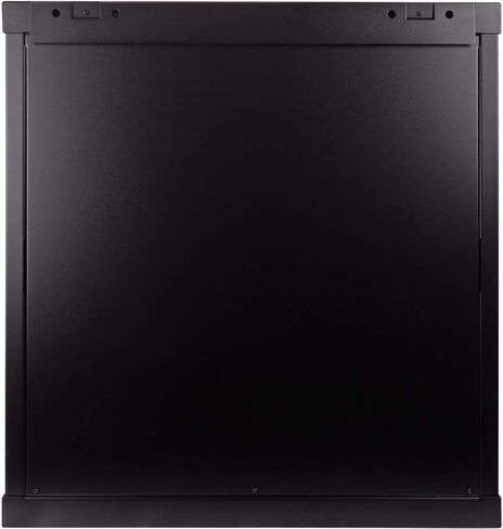 Navepoint 12U Deluxe IT حاوية خزانة مثبتة على الحائط مقاس 19 بوصة رف شبكة الخادم مع قفل باب مثقوب مقاس 16 بوصة أسود عميق مع/أرفف in Kuwait