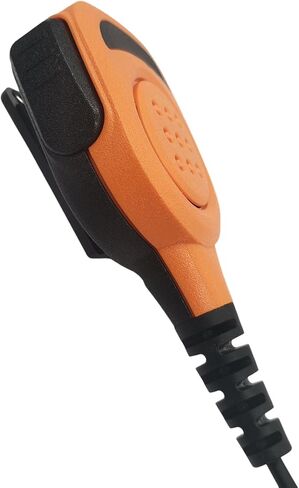 Ham Radio Speaker Microphone 3.5mm Threaded Ptt Shoulder Mic for Yaesu Ht Vertex Dmr Standard Horizon 380 ft-270 vx-6r hx210 vx-120 vx-170 vx-6 vx-7r vx6r ft-3dr ft-70dr Walkie Talkies (Black) in Kuwait