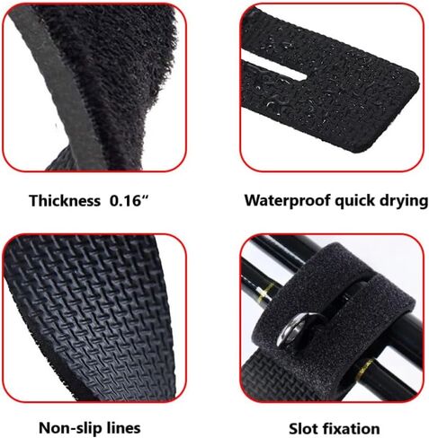 Fishing Rod Straps Holder 23Pcs, Stretchy Fishing Pole Carrier With Wading Belt, Fishing Hook Holder, Adjustable Fishing Pole Tackle Tie Fit for Casting Rod, Spinning Rod and Fly Rod, 5 Color in Saudi Arabia