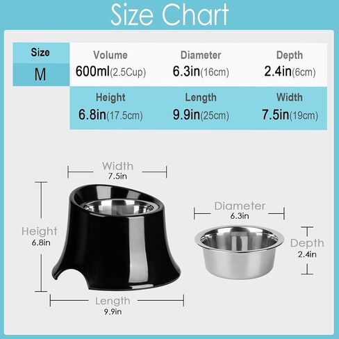 Super Design Elevated Dog Bowl Raised Dog Feeder for Food and Water, Non Spill Edges & Non Skid Sturdy Melamine Stand, Reduce Neck Stress, Less Regurgitating and Vomiting 1 Cup Orange in Saudi Arabia