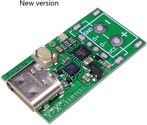 1Pcs Type-C USB-C PD2.0 3.0 to DC USB Decoy Fast Charge Trigger Poll Detector Charging Module ZY12PDN Bare Board in Saudi Arabia