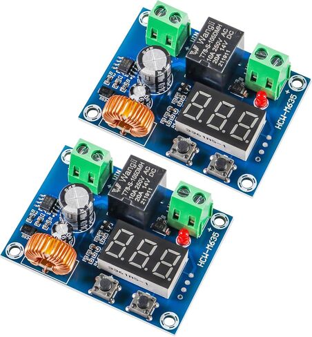2pcs XH-M609 Low Voltage Disconnect Digital DC Voltage Protection Module 12-36V Digital Display Over-Discharge Circuit Protection Module in Saudi Arabia