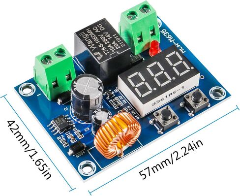 2pcs XH-M609 Low Voltage Disconnect Digital DC Voltage Protection Module 12-36V Digital Display Over-Discharge Circuit Protection Module in Saudi Arabia
