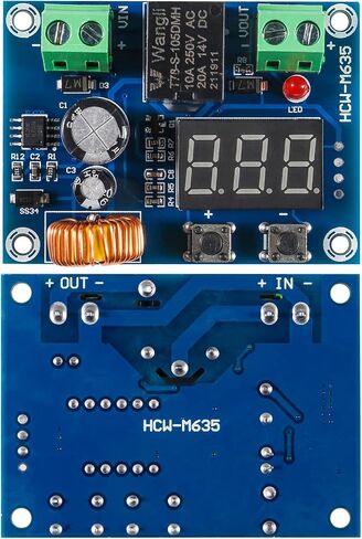 2pcs XH-M609 Low Voltage Disconnect Digital DC Voltage Protection Module 12-36V Digital Display Over-Discharge Circuit Protection Module in Saudi Arabia