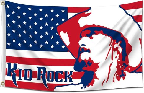 Kd Rock Flag 3x5 Feet Rock Born Free Video Tapestry for Outdoor College Dorm Room Guys Man Cave Frat Wall Deco in Saudi Arabia