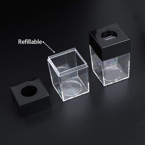grwanpen® 2 Magnetic Paper Clip Dispenser Boxes with 100 Multicolored Paper Clips Each,Black in Saudi Arabia