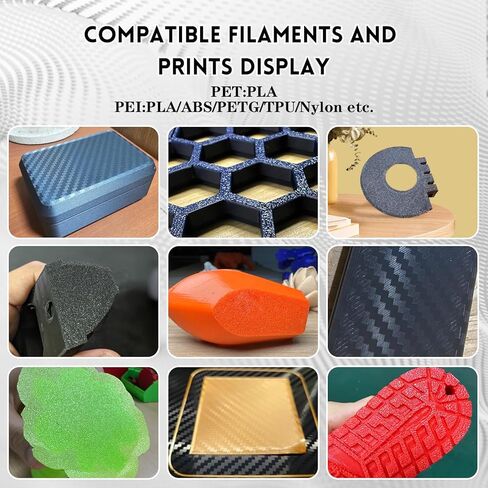 لوحة بناء PET PEI مزدوجة الجوانب من IdeaFormer لـ Prusa i3 MK2 MK2.5 MK3 MK3S MK4، ورقة فولاذية زنبركية PET PEI مرنة لطابعات Prusa ثلاثية الأبعاد 241 × 253.8 مم in Kuwait