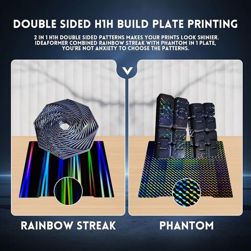 لوحة بناء PET PEI مزدوجة الجوانب من IdeaFormer لـ Prusa i3 MK2 MK2.5 MK3 MK3S MK4، ورقة فولاذية زنبركية PET PEI مرنة لطابعات Prusa ثلاثية الأبعاد 241 × 253.8 مم in Kuwait