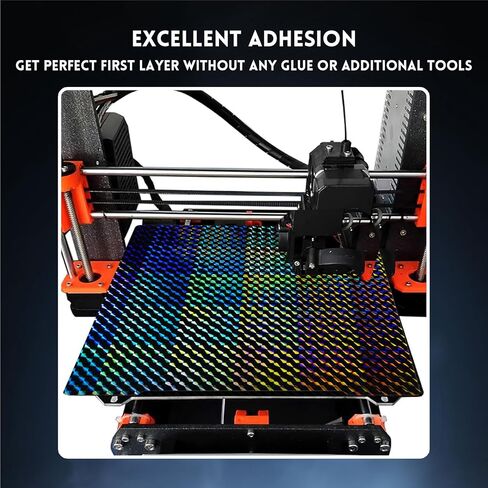 لوحة بناء PET PEI مزدوجة الجوانب من IdeaFormer لـ Prusa i3 MK2 MK2.5 MK3 MK3S MK4، ورقة فولاذية زنبركية PET PEI مرنة لطابعات Prusa ثلاثية الأبعاد 241 × 253.8 مم in Kuwait