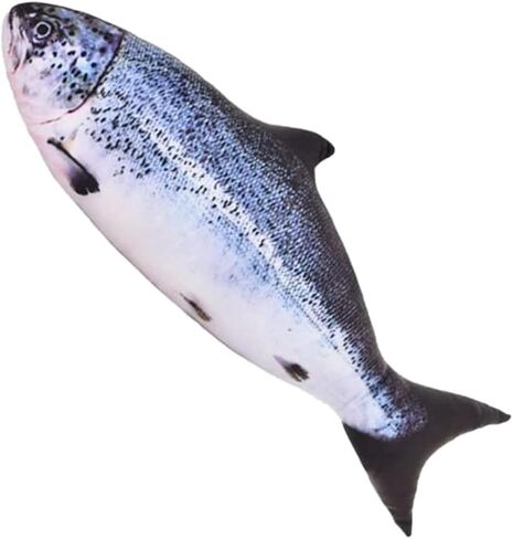 31.5 Inch Simulation Fish Plush Toy Pillow Soft Fish Cushion Pillow Stuffed Animal Toy for Cat Pets or Kids Birthday Gifts in Kuwait