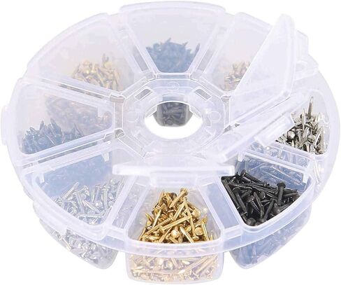Nail Assortment, 200 Pcs, 06.inch, Small Nails, Nails for Hanging Pictures, Finishing Nails, Wall Nails for Hanging, Pin Nails, Hardware Nails, Assorted Nails, Galvanized Nails (Black 15mm) in Saudi Arabia