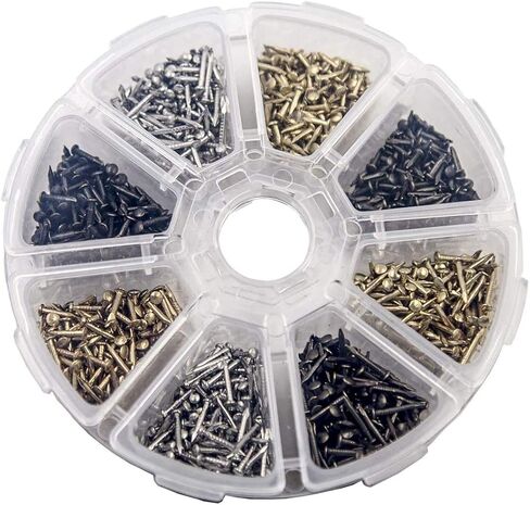 Nail Assortment, 200 Pcs, 06.inch, Small Nails, Nails for Hanging Pictures, Finishing Nails, Wall Nails for Hanging, Pin Nails, Hardware Nails, Assorted Nails, Galvanized Nails (Black 15mm) in Saudi Arabia