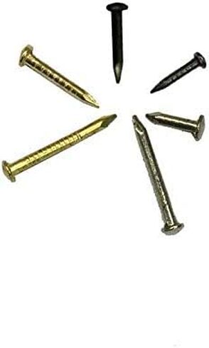 Nail Assortment, 200 Pcs, 06.inch, Small Nails, Nails for Hanging Pictures, Finishing Nails, Wall Nails for Hanging, Pin Nails, Hardware Nails, Assorted Nails, Galvanized Nails (Black 15mm) in Saudi Arabia