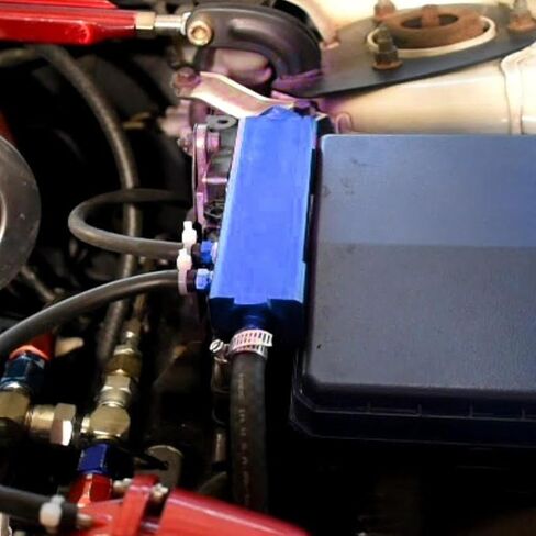 6 Port Vacuum Block Intake Manifold Kit Intake Fuel Wastegate Turbo Boost 1/8NPT for Racing Vacuum Manifold Black in Saudi Arabia
