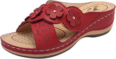 Sandals Women Orthopedic Sandals with Arch Support Platform Wedge Comfort Breathable Indoors Outdoors Slip On in Saudi Arabia