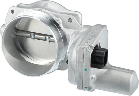 Throttle Body Assembly Compatible for Chevrolet Corvette 6.0L V8 - Gas 2005, 90.5mm Aluminum Alloy Silver Tone Engine Throttle Body Actuator in Saudi Arabia