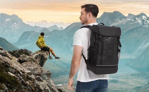 Travel, Hiking Backpack, Carry On Backpack with Shoe Pouch, Large Capacity 15.6inch Water Resistant, Anti Theft, Business, College, Flight Approved Backpack in Saudi Arabia