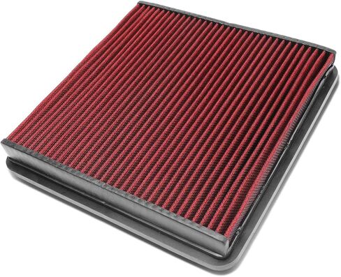 DNA Motoring AFPN-228-RD Clean Air Washable Drop In Panel Air Filter Enhance Engine Performance [Compatible with 13-19 Ford Escape / 07-18 Focus / 14-16 Transit Connect / 15-19 MKC ] in Saudi Arabia
