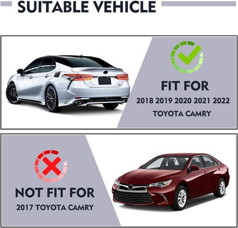 Gloss Black Fuel Tank Cover Trim Oil Cap Accessories Replace for 2018-2021 2022 2023 Toyota Camry in Saudi Arabia