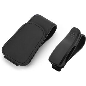 2 Packs Sunglass Holder for Car Visor, Two Different Visor Clip for Different Sunglasses(Black)