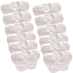 Baby Drool Bibs Muslin Bibs Adjustable Baby Drooling Bibs Soft Cotton Baby Bibs for Boys Girls Unisex
